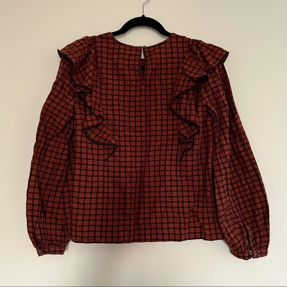 Madewell Ruffle Front Top - Picture 5 of 8